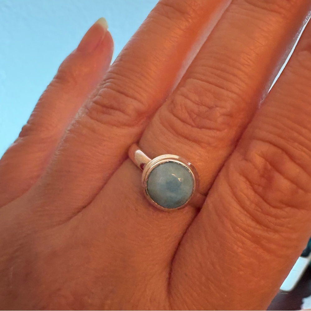 Larimar Ring Size 9 - Picture 4 of 5
